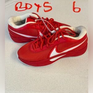 Nike Red and White Sneakers